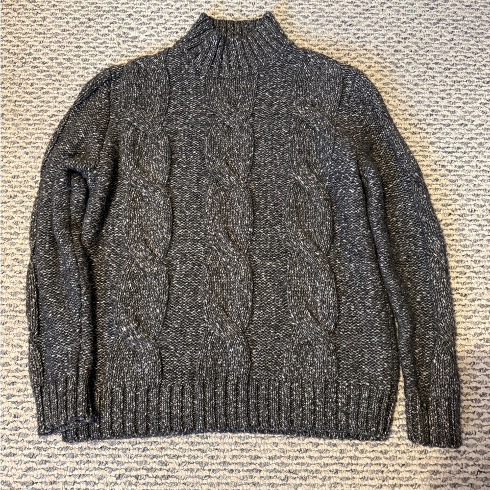 Banana Republic Men’s Charcoal Turtleneck Sweater